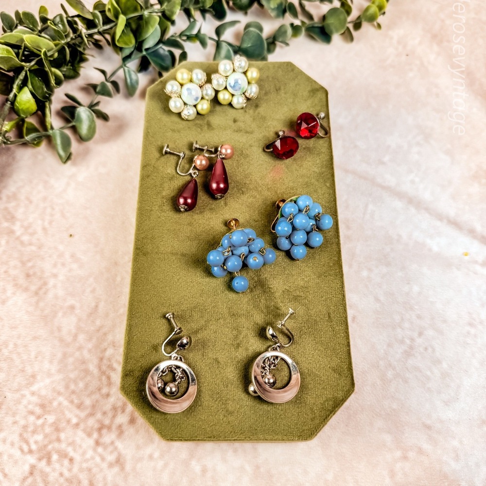 Colorful Clip On Earrings‎
